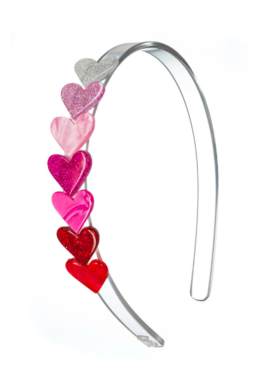 Glitter Heart headband