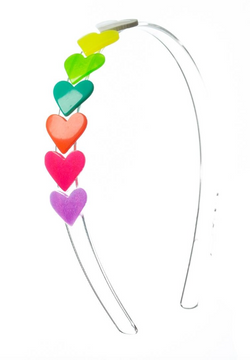 Neon Hearts Headband