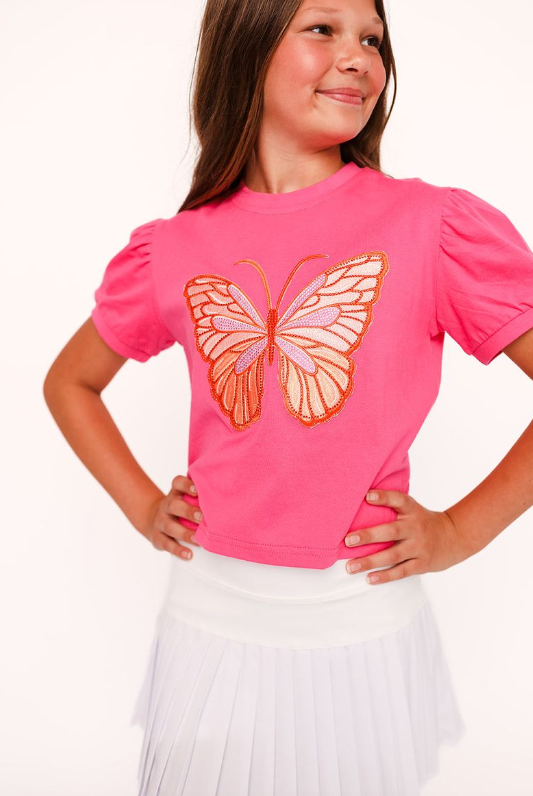 Butterfly Puff Sleeve Top