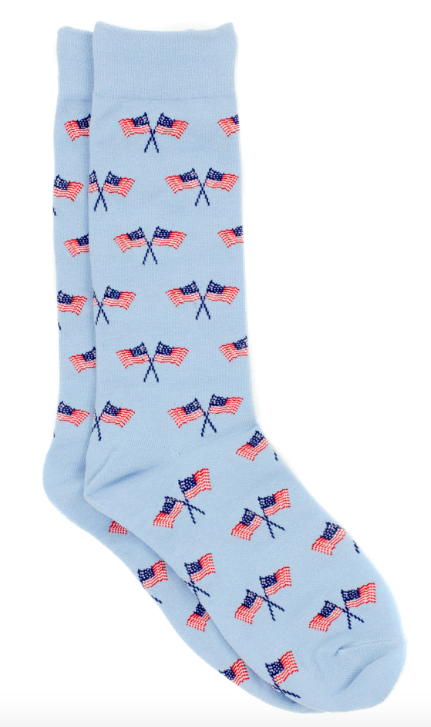 Lucky Duck Socks- Flag