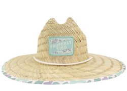 Cabo Straw Hat- Sage Camo