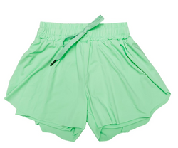 Butterfly Swing Shorts- Neon Green