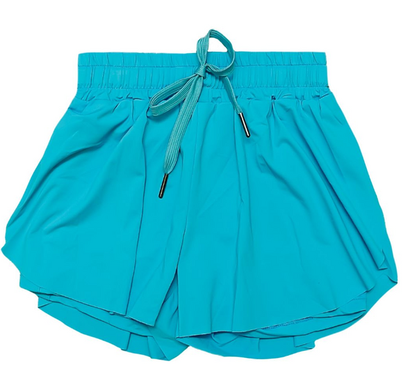 Butterfly Swing Shorts- Neon Blue