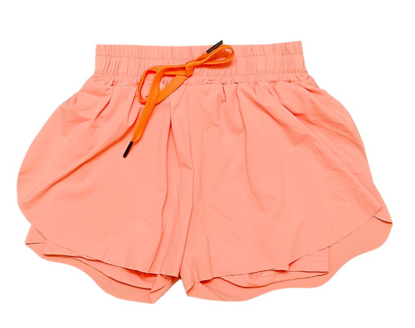 Butterfly Swing Shorts- Coral