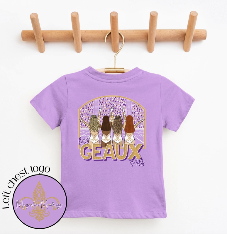 Let's Geaux Girls Tee