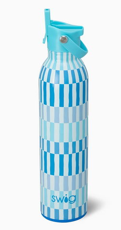 Glacier Stripe Flip & Sip Bottle