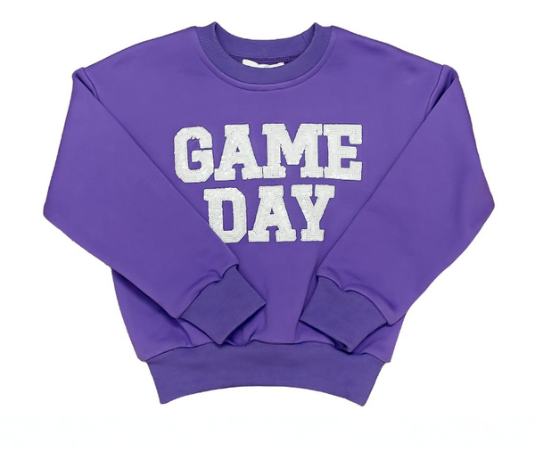 Gameday Sweatshirt-Purple