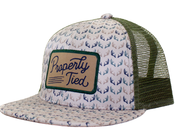 Trucker Hat- Antlers print