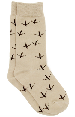Lucky Duck Socks- Turkey Tracks