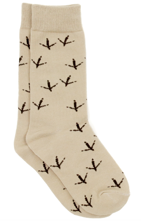 Lucky Duck Socks- Turkey Tracks