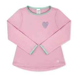 Bridget Long Sleeve Tee- Cotton Candy Pink