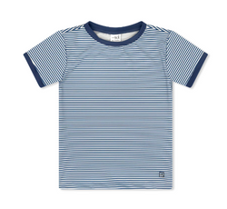 Bradley Basic Tee- Baton Rouge Stripe
