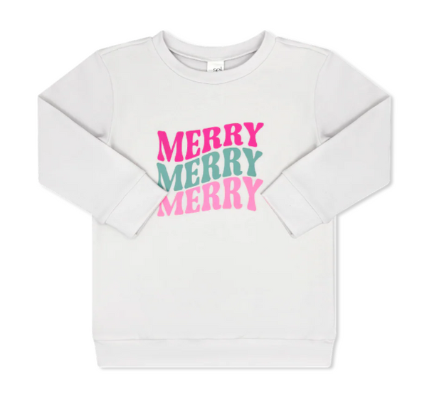 Emma Sweatshirt- Snow White Merry