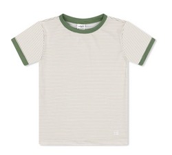 Bradley Basic Tee- Sandstone & Pistachio