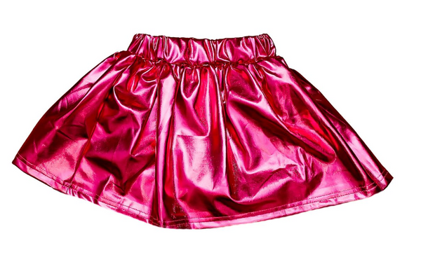 Metallic Skort- Pink
