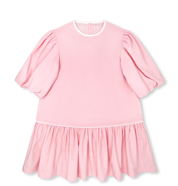 Harper Dress- Pink Corduroy