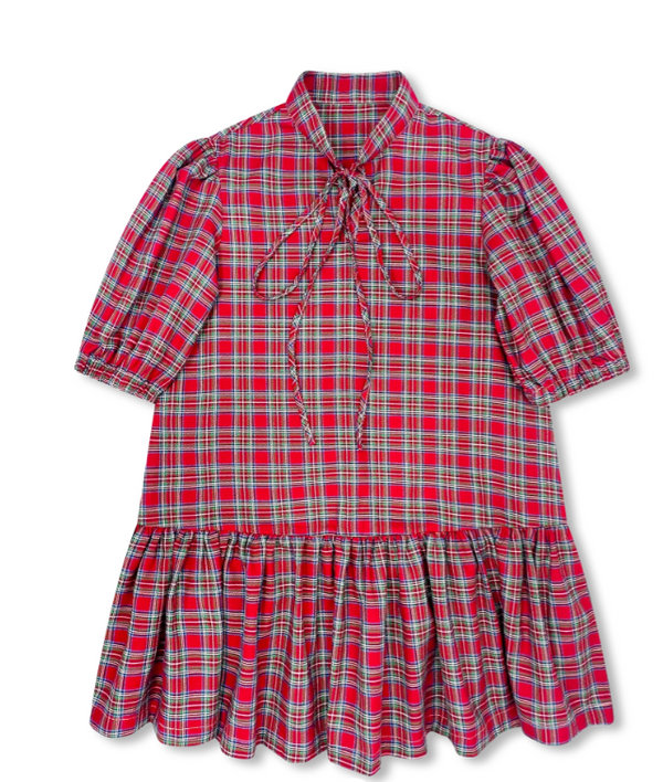 Sophia Dress- Hawthorn Plaid
