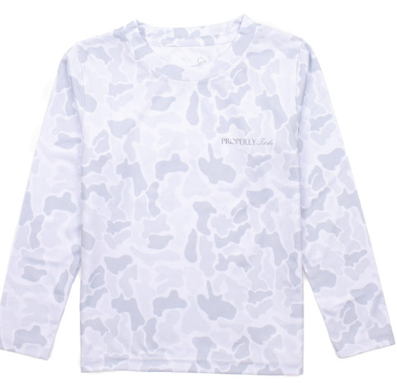 Sportsman Performance LS Shirt- Snow Camo