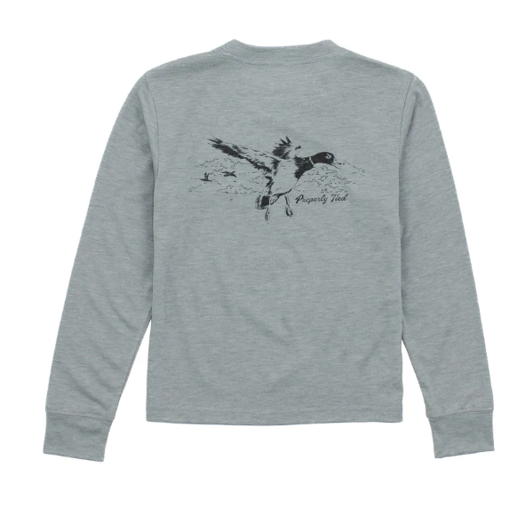 Portland Pocket Tee LS- Flying Mallard