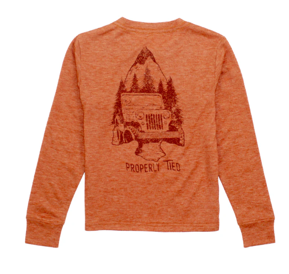 Portland Pocket Tee LS- Arrowhead Adventure
