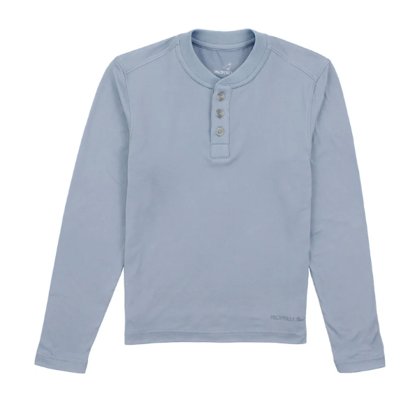 Ravine Henley- Dusk Blue
