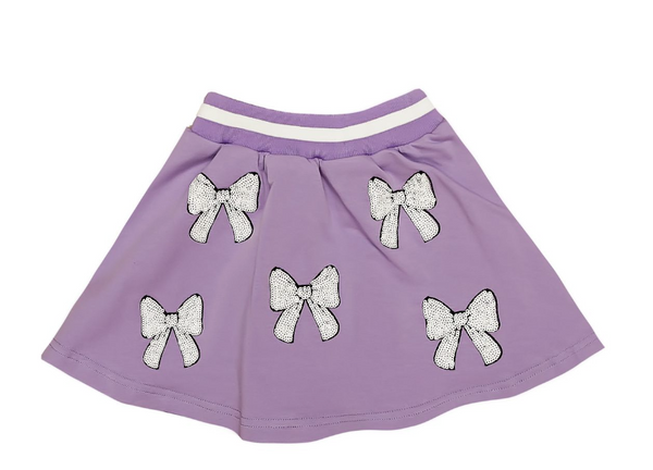 Lavender Bow Skort Set