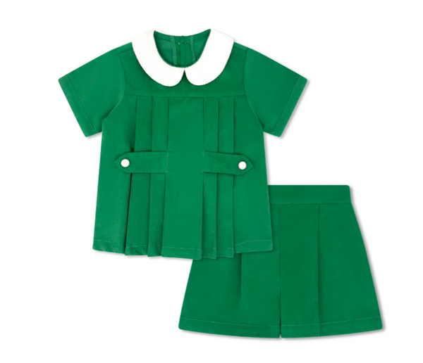 Andrew Short Set- Garland Green Corduroy