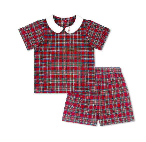 Sibley Short Set- Woodstock Plaid