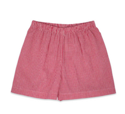 Stewart Short- Ramsey Red Minigingham