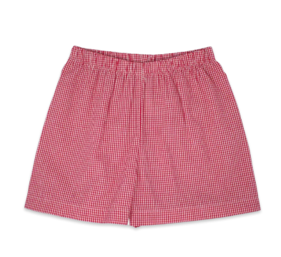 Stewart Short- Ramsey Red Minigingham