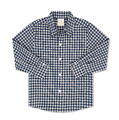 Brees Button Down- Blue Ridge Check