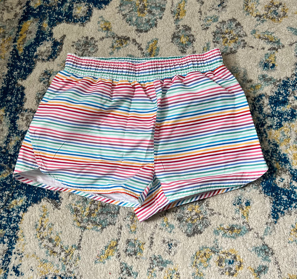 Performance Shorts- Stripes