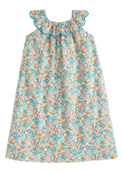 Flora Liberty Dress- Farmington Floral Pink