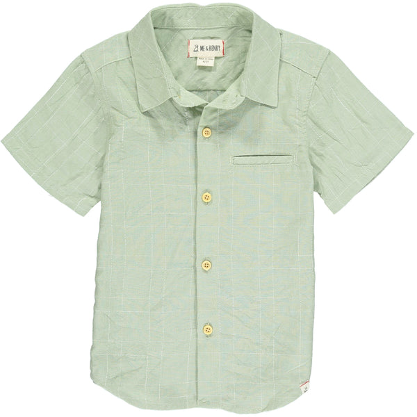 Newport Shirt- Mint grid