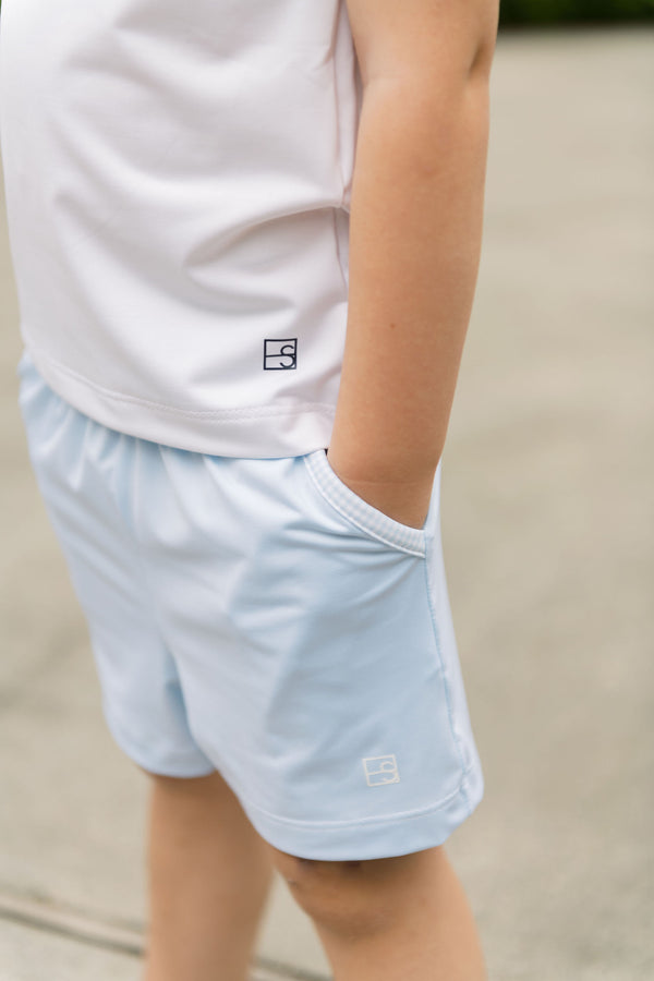 Nathan Short- blue gingham