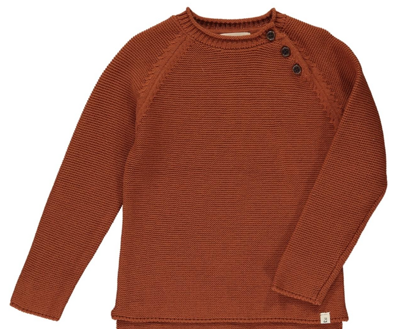 Chandler Sweater- Rust