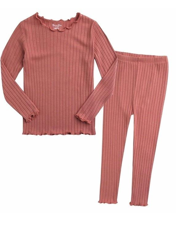 Pajama Pink Bean Sissy & – Dusty Frances Set-