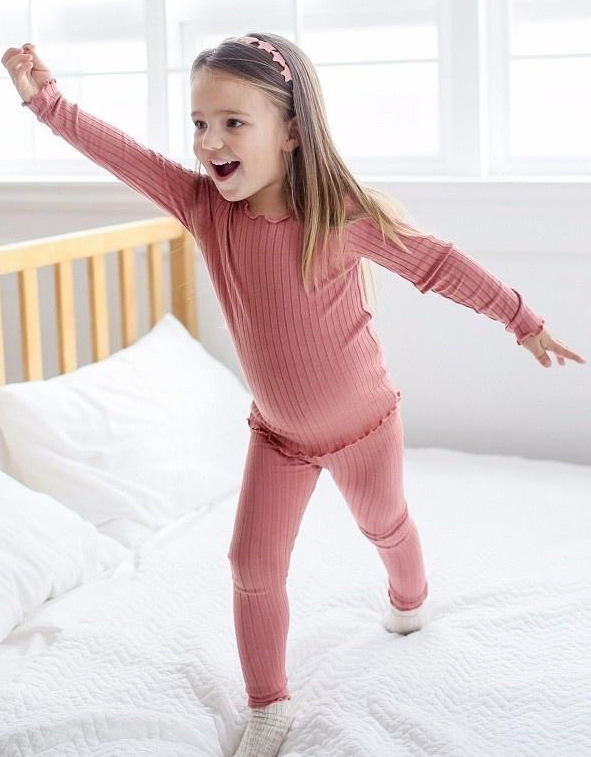 Frances Pajama Set- Dusty Pink