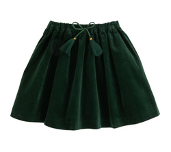 Circle Skirt- Emerald Velvet