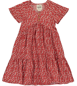 Wanda Dress- Red Floral