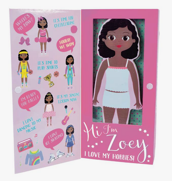 Magnet Dress Up Doll- Zoey