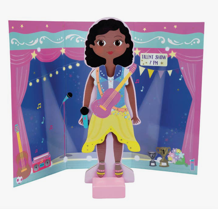 Magnet Dress Up Doll- Zoey