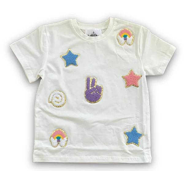 Peace & Love Chenille Shirt