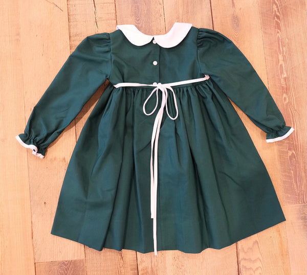 Emerald Green Oxford Dress