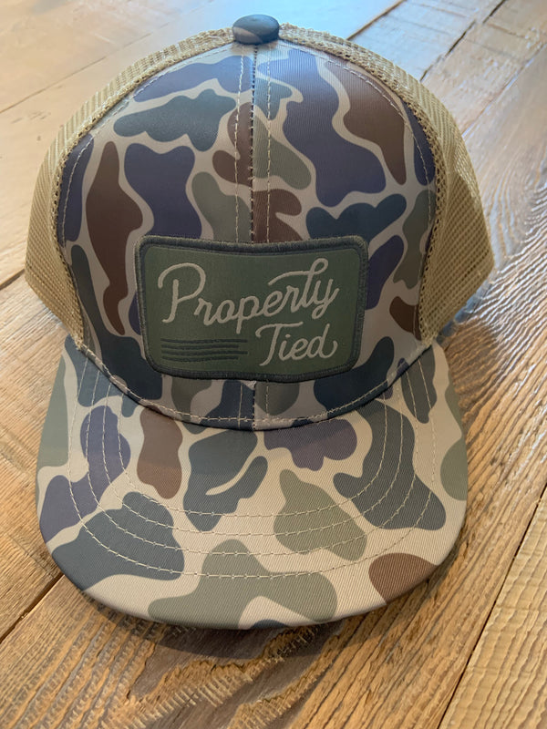 Trucker Hat- Vintage Camo