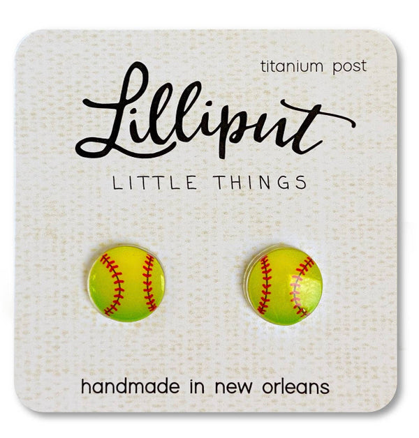 Softball Earrings