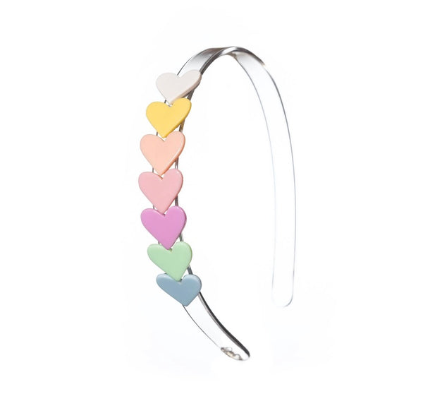 Pastel Hearts Headband