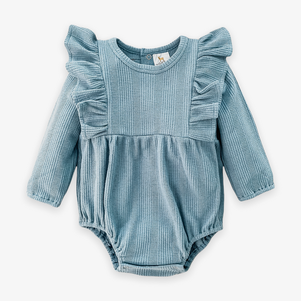 Vivian Bubble- Sky Waffle Knit