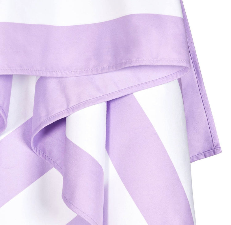 Lilac Stripe Towel