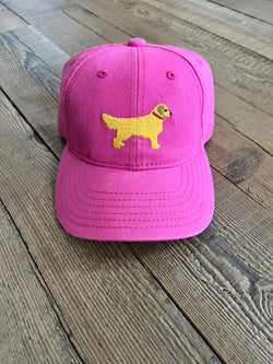Needlepoint Hat - Pink Golden